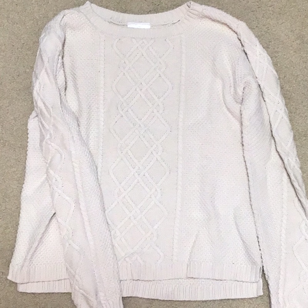 Girls cable knit sweater